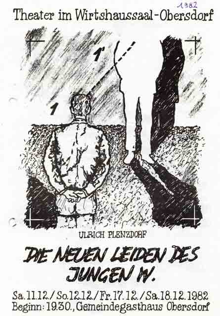 1982 Deckblatt Leiden des jungen W