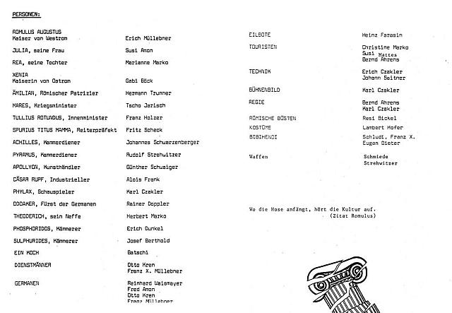 1 1985 Programm Romulus